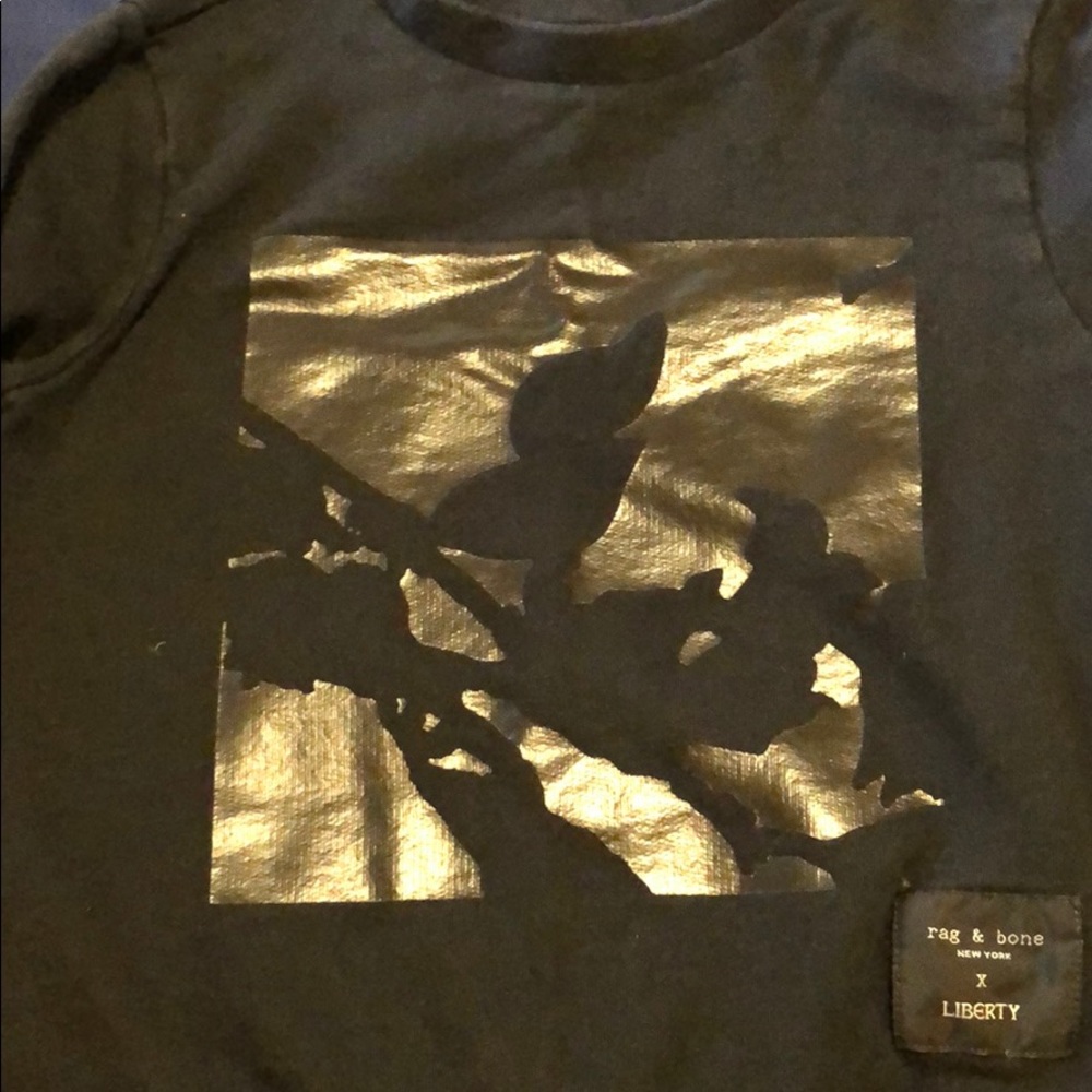 Rag & Bone Black Sweatshirt. Size 4
